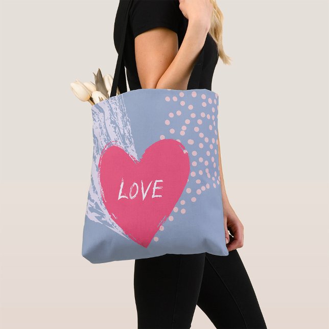 Bolsa Tote Amor Em Um Coração (Criador carregado)