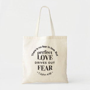 Bolsa Tote Amor Eterno - 1 Arte de Citação das Escrituras Joh