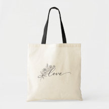 Amor floral em elegante chic