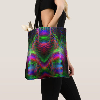 Bolsa Tote Amor Fractal Psicodélico
