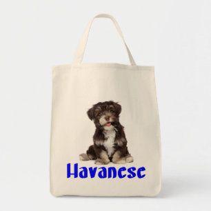 Bolsa Tote Amor Havanês Cão Cachorro Saco