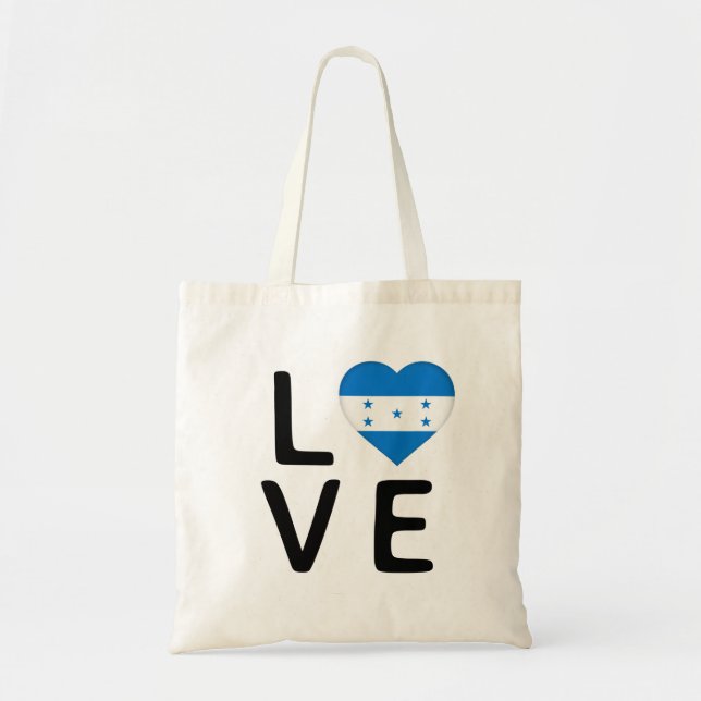 Bolsa Tote Amor - Honduras Flag (Frente)
