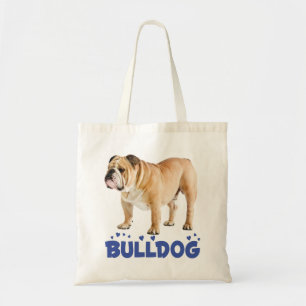 Bolsa Tote Amor Inglês Cachorro Cachorro Cachorro Corações Az