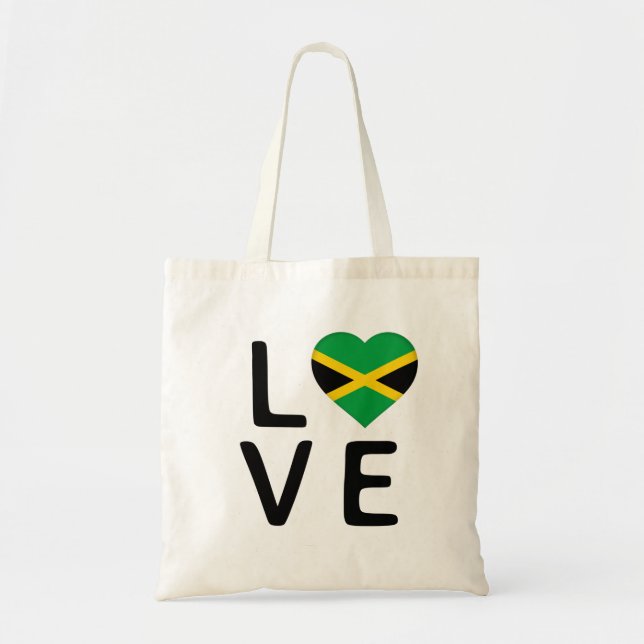 Bolsa Tote Amor - Jamaica Flag (Frente)