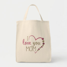Bolsa Tote Amor Mãe Dia de as mães Heart