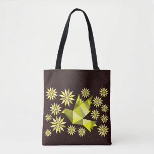 BOLSA TOTE AMOR MULHERES ARTÍSTICAS DO PÁSSARO, NAMORADA