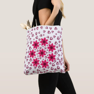 BOLSA TOTE AMOR MULHERES PORTADORAS ARTÍSTICAS DO CORAÇÃO, NA