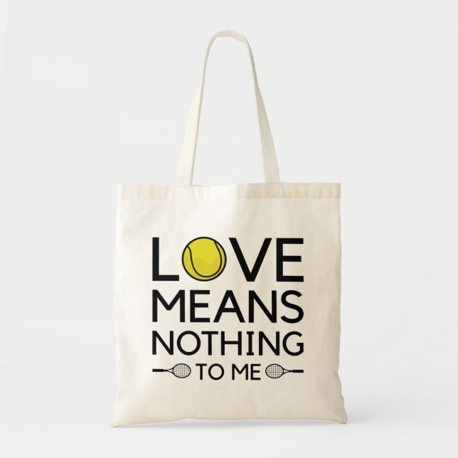 Bolsa Tote Amor Não Significa Nada Para Mim (Frente)