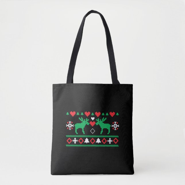 Bolsa Tote Amor Natal Feio (Frente)