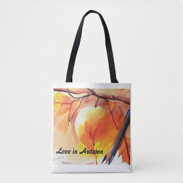 Bolsa Tote Amor no outono (Frente)