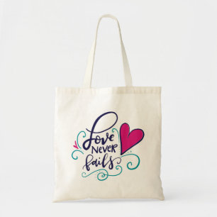 Bolsa Tote Amor nunca falha