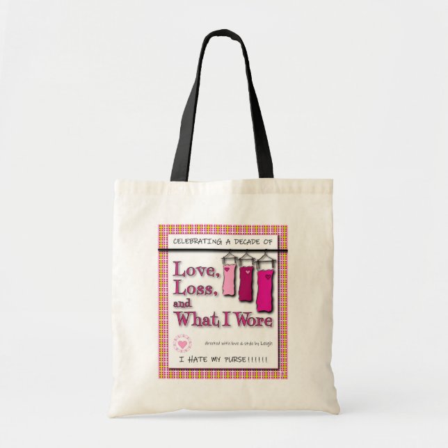 Bolsa Tote "Amor, Perda e o que eu Vesti" Tote Bag (Frente)
