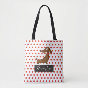Bolsa Tote Amor por Dachshund (Doxie)
