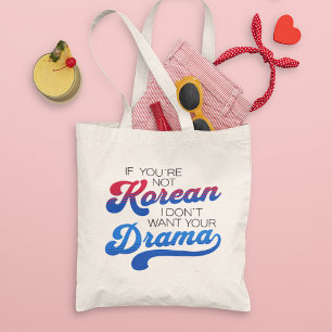 Bolsa Tote Amor por Drama Coreano Retro Moderno Divertido Per