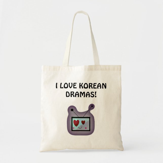 Bolsa Tote Amor por Dramas Coreanos (Frente)
