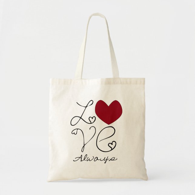 Bolsa Tote Amor sempre (Frente)