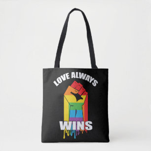 Bolsa Tote Amor sempre ganha Gay LGBT