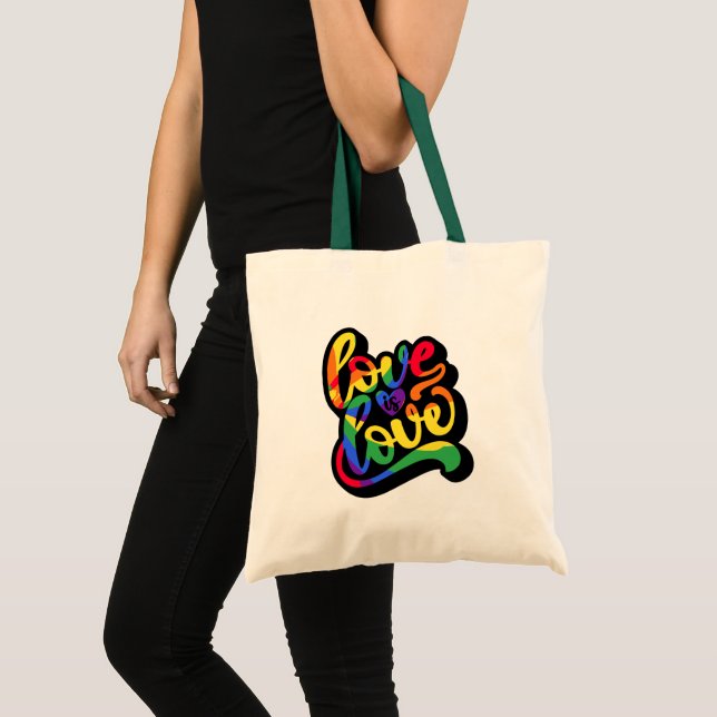 Bolsa Tote Amor Simples É Orgulho De Amor (Frente (produto))