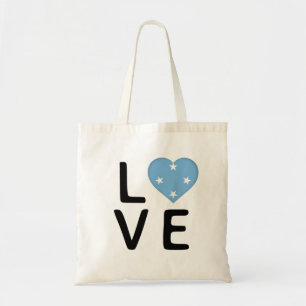 Bolsa Tote Amor - Sinalizador da Micronésia