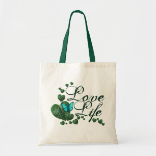 Bolsa Tote Amor, vida, saco