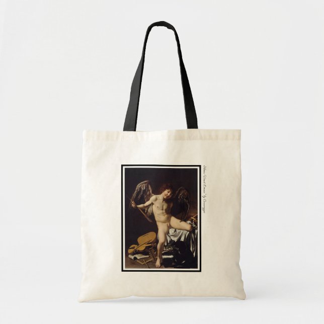 Bolsa Tote "Amor Vincit Omnia" por Caravaggio (Frente)