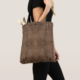 Bolsa Tote Amostras bonitas de brilho abstrato marrom
