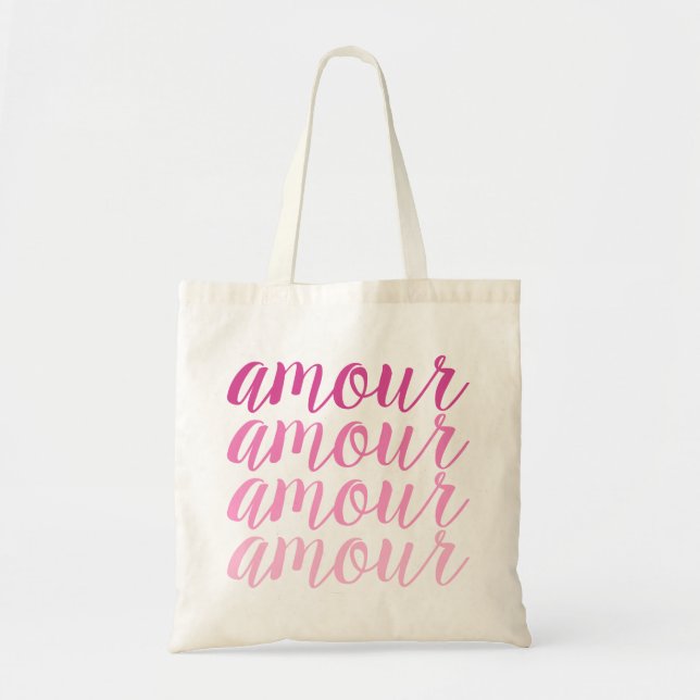 Bolsa Tote Amour em Pinks (Frente)