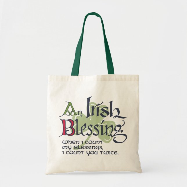 Bolsa Tote An Irish Blessing (Frente)