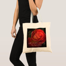 Bolsa Tote Analógica Macro Estética Alma Rosa Verm