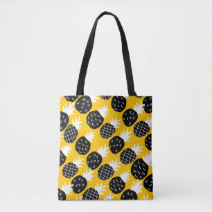 Bolsa Tote Ananás preto