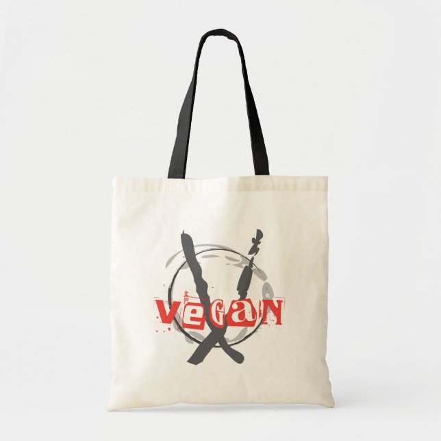 Bolsa Tote Anarquista do Vegan (Frente)