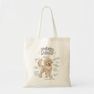 Bolsa Tote Anatomia de um Cachorro de Dodle