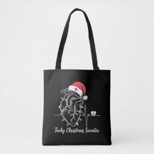 Bolsa Tote Anatomia do Coração Natal Enfermeira Cardiologia T