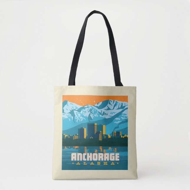 Bolsa Tote Anchorage, Alasca (Frente)