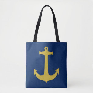 Bolsa Tote Âncora ouro + seu histórico e ideias