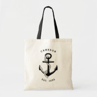 Âncora Preta Personalizada Náutica