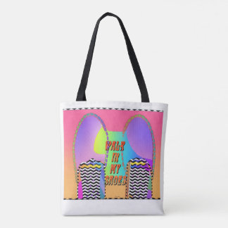 Bolsa Tote Andar Nos Meus Sapatos