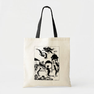 Bolsa Tote Andersen: Silhueta pequena da sereia