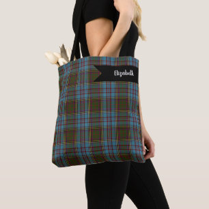 Bolsa Tote Anderson Clan Tartan - Padrão de Xadrez Escocês