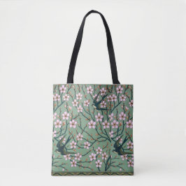Bolsa Tote Andorinhas e Amêndoas de Walter Crane