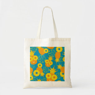 Bolsa Tote Anéis de abacaxi: Vintage de Cartoon de Doodle.
