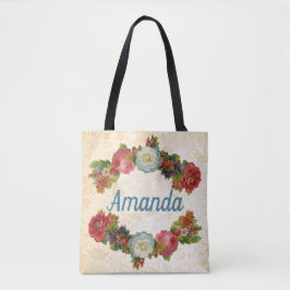 Bolsa Tote Anel floral personalizado