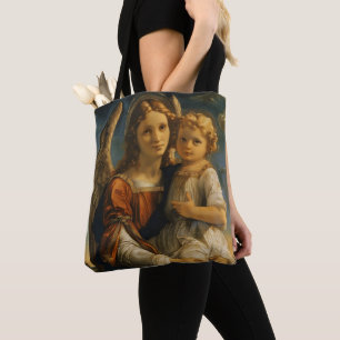 Bolsa Tote Angel e Baby Jesus