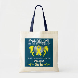 Bolsa Tote Angel Girl Spina Bifida - Defensor da Consciência