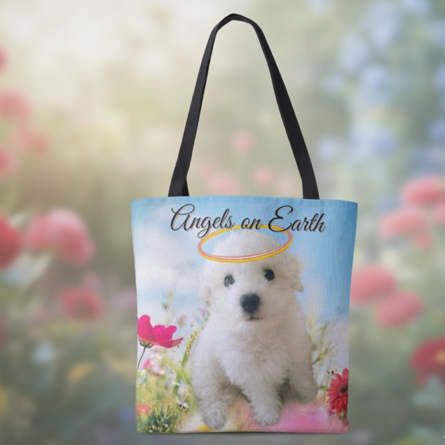 Bolsa Tote Angel Puppy (Criador carregado)