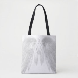 Bolsa Tote ANGEL WINGS Monograma Branco