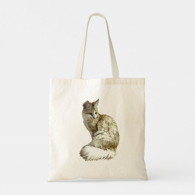 Bolsa Tote Angora Cat (Verso)