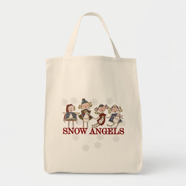 Bolsa Tote Ângulos de neve (Frente)