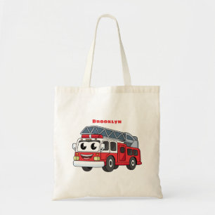 Bolsa Tote Animação de bombeiros felizes