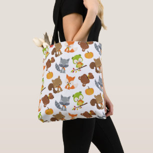 Bolsa Tote Animais Da Floresta, Animais Da Floresta, Animais